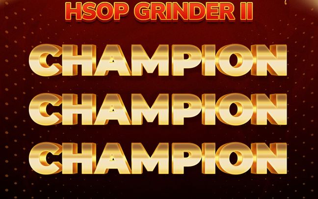 HSOP Grinder II, khởi đầu năm mới đầy thành công.