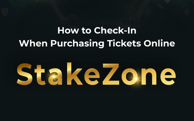 Exclusive check-in counter for players who purchased tickets through StakeZone