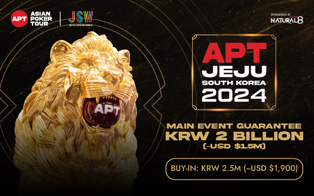 Asian Poker Tour Releases Full APT Jeju, South Korea 2024 Schedule