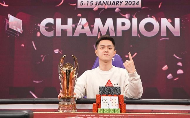 Sam Hung wins USOP Taiwan Main Event