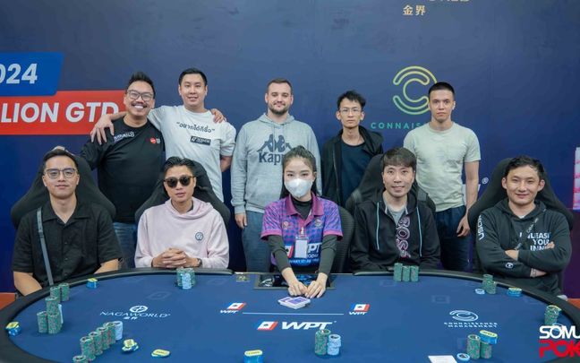 5K Megastack Single Day High Roller - Final 9, Khánh Nguyễn Đang Là Chipleader Trên Bàn Đấu.