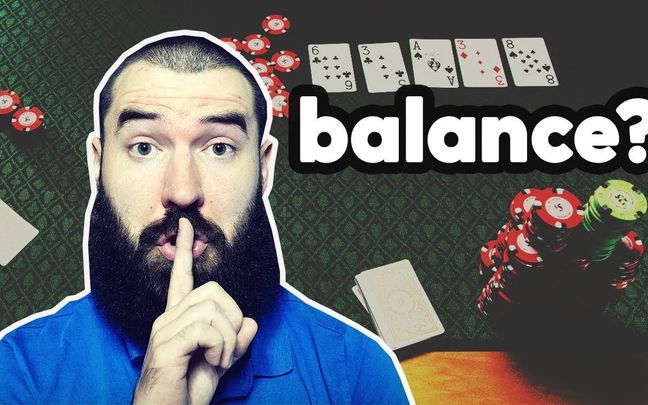 Balancing your range in poker: A strategy for optimizing decisions and reading your opponents' hands.