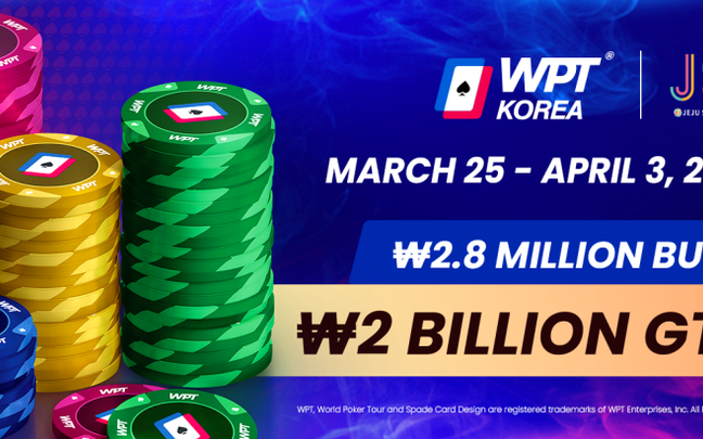 WPT Korea Championship 2024 has officially begun!