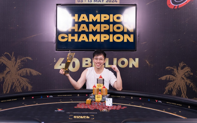 Tzai Wei clinches the Super Star Challenge Cup along with a prize of 2.45 billion LP.